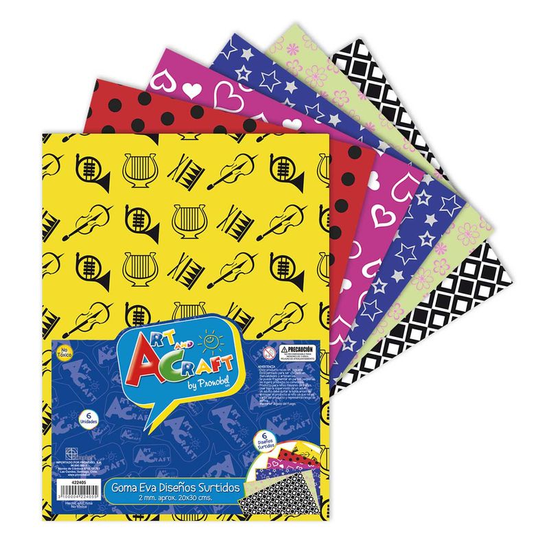FULTONS - Goma Eva Diseños Surtidos Fultons