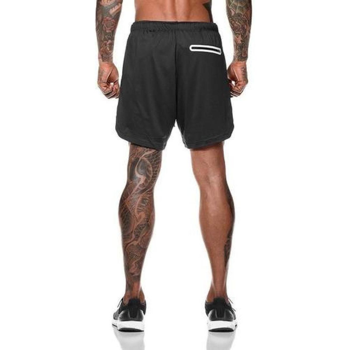 OEM - Short Gimnasio Hombre Con Calza Y Bolsillo Para Celular