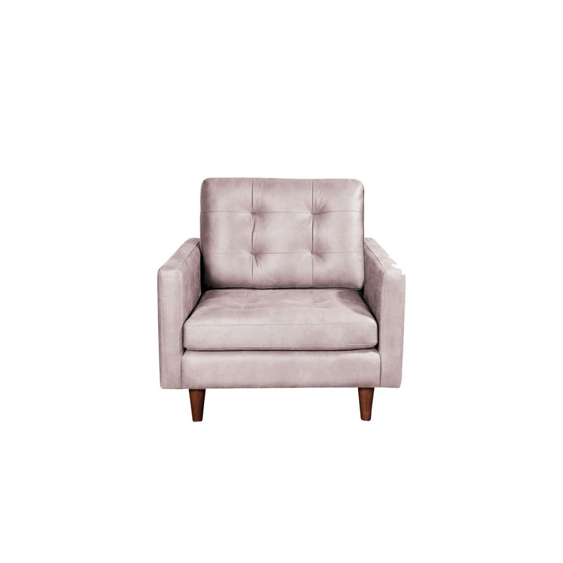 LATAM HOME - Sofá Napoles 1 Cuerpo Cuero Kentucky Beige