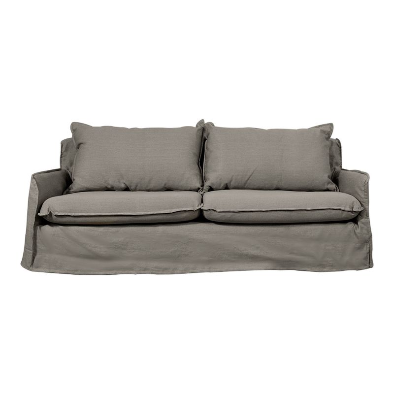 SOFAS HOME - SOFA REHUE LINO GRIS PIEDRA 3C