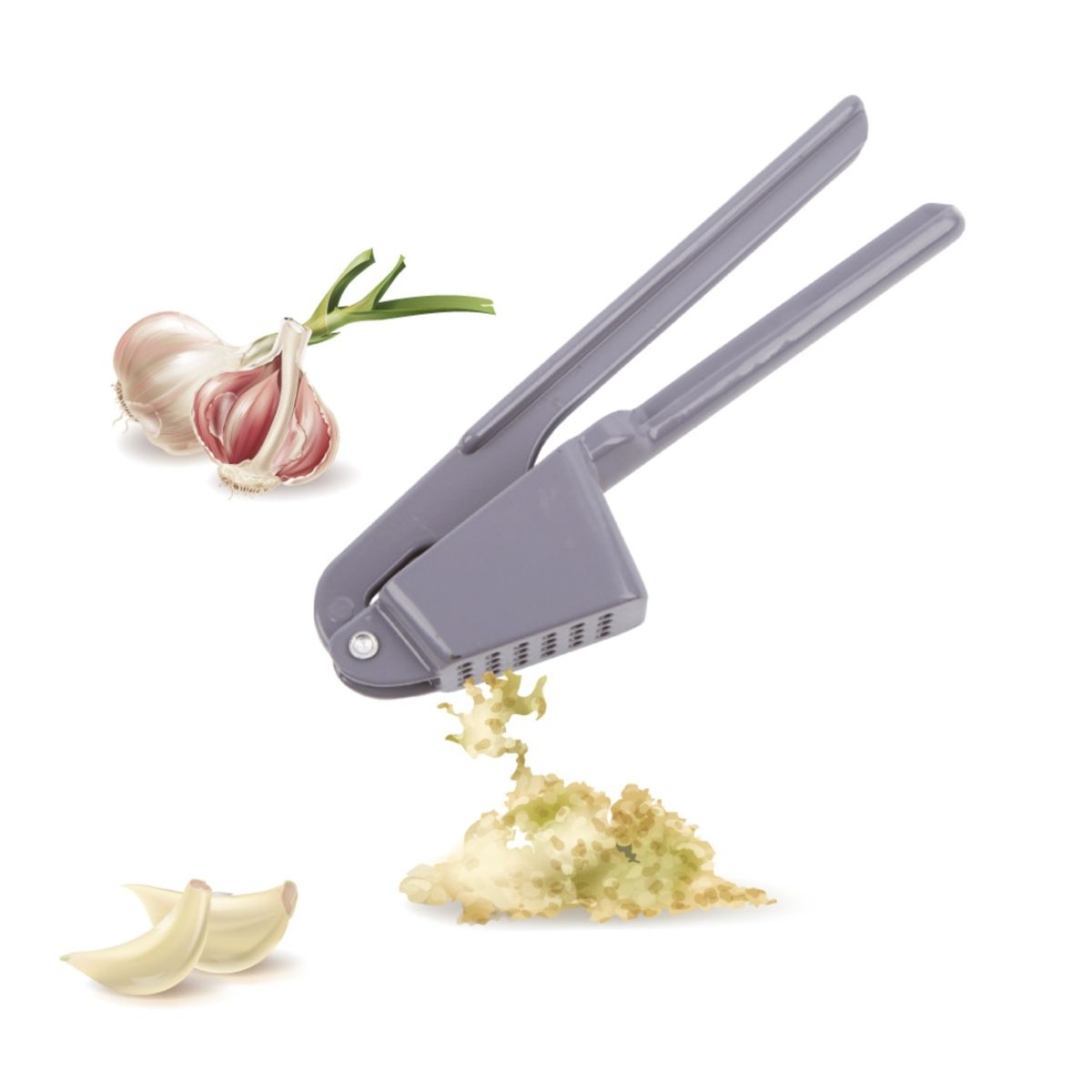 HOMEWELL - Moledor Triturador de Ajo 16cm HOMEWELL