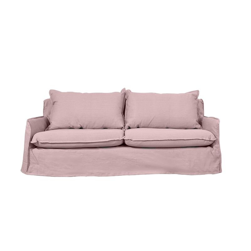 SOFAS HOME - SOFA REHUE CHENILLE PALO ROSA 3C