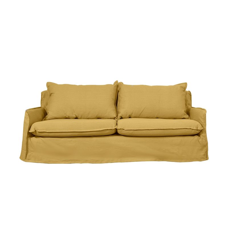 SOFAS HOME - SOFA REHUE CHENILLE AZAFRAN 3C