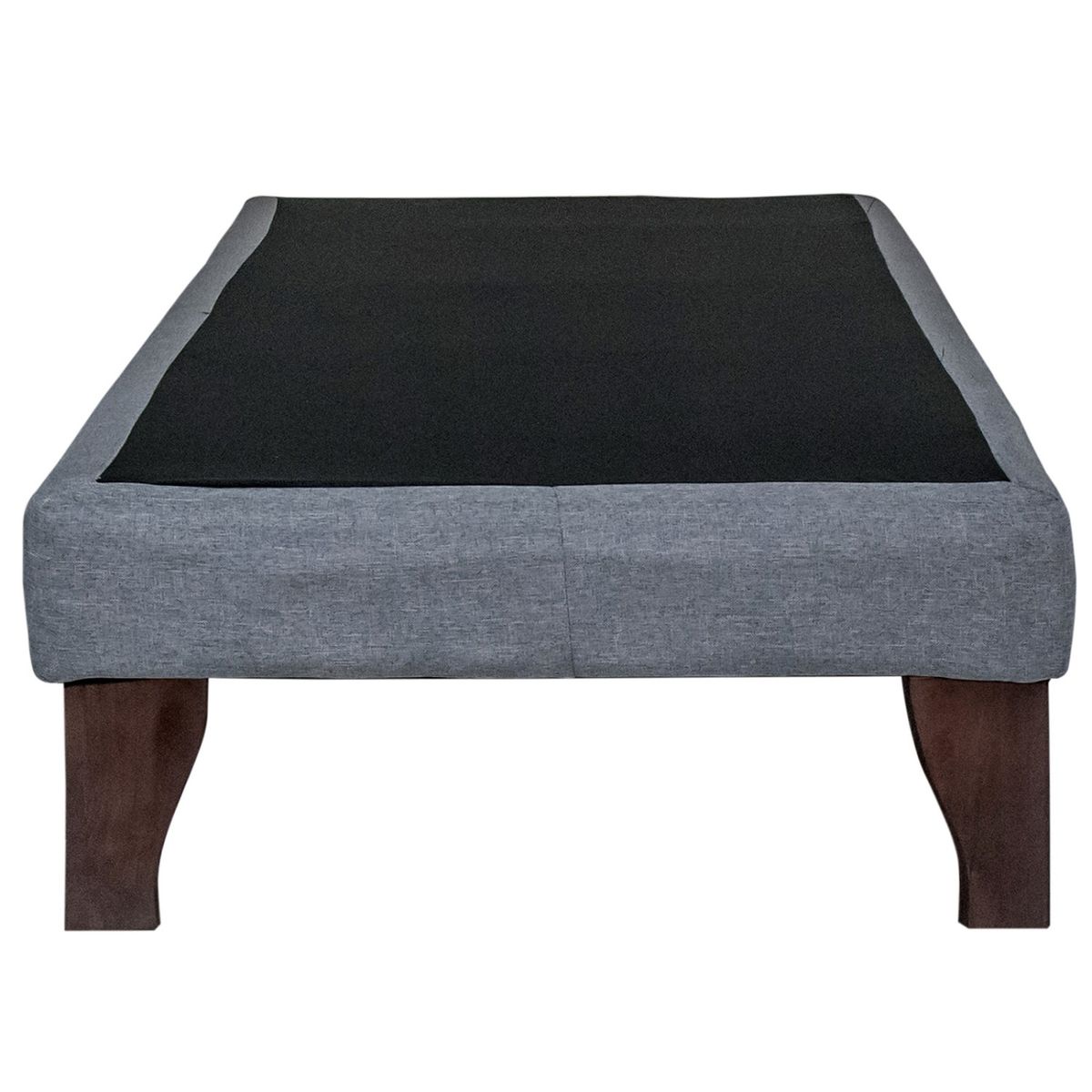 BLOCCARE - Base de Cama 1 Plaza box 13 cm largo 200 cm - con patas de madera 19.5 cm