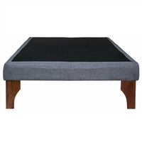 Base de Cama 1 Plaza Box 13 cm largo 200 cm - con patas de madera 24 cm