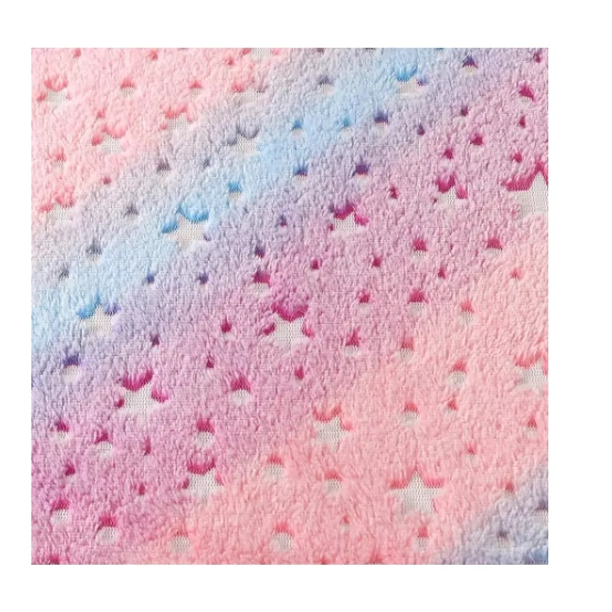 OFERTABKN - Polerón De Franela Con Capucha Luminoso  Estrellas Multicolor