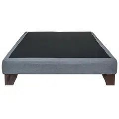 BLOCCARE - Base de Cama 1 Plaza para Colchon Emma largo 200 cm - patas de 11 cm