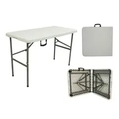 PERFECT SEAT - Mesa plegable 122cm tipo maleta