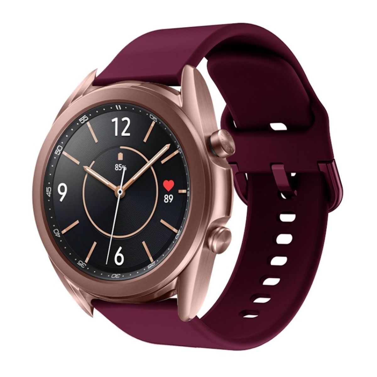 GENERICO - Correa para Galaxy Watch 3 41mm Burdeo…