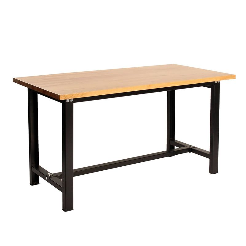 AUTORODEC - Mesón de trabajo 150x75x88cm madera sólida block