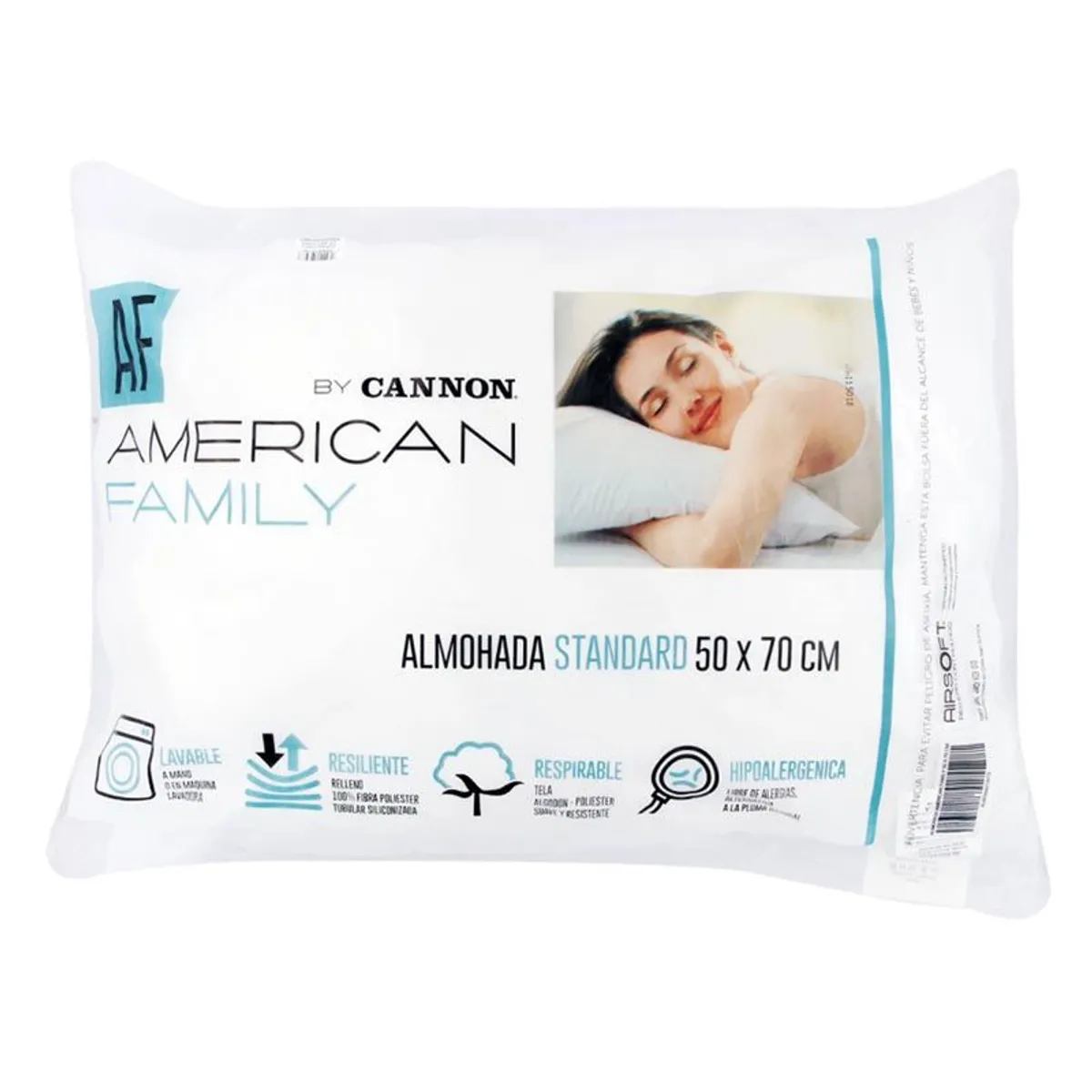 CANNON - Almohadas Cannon Pack 2 Almohadas De 50x70