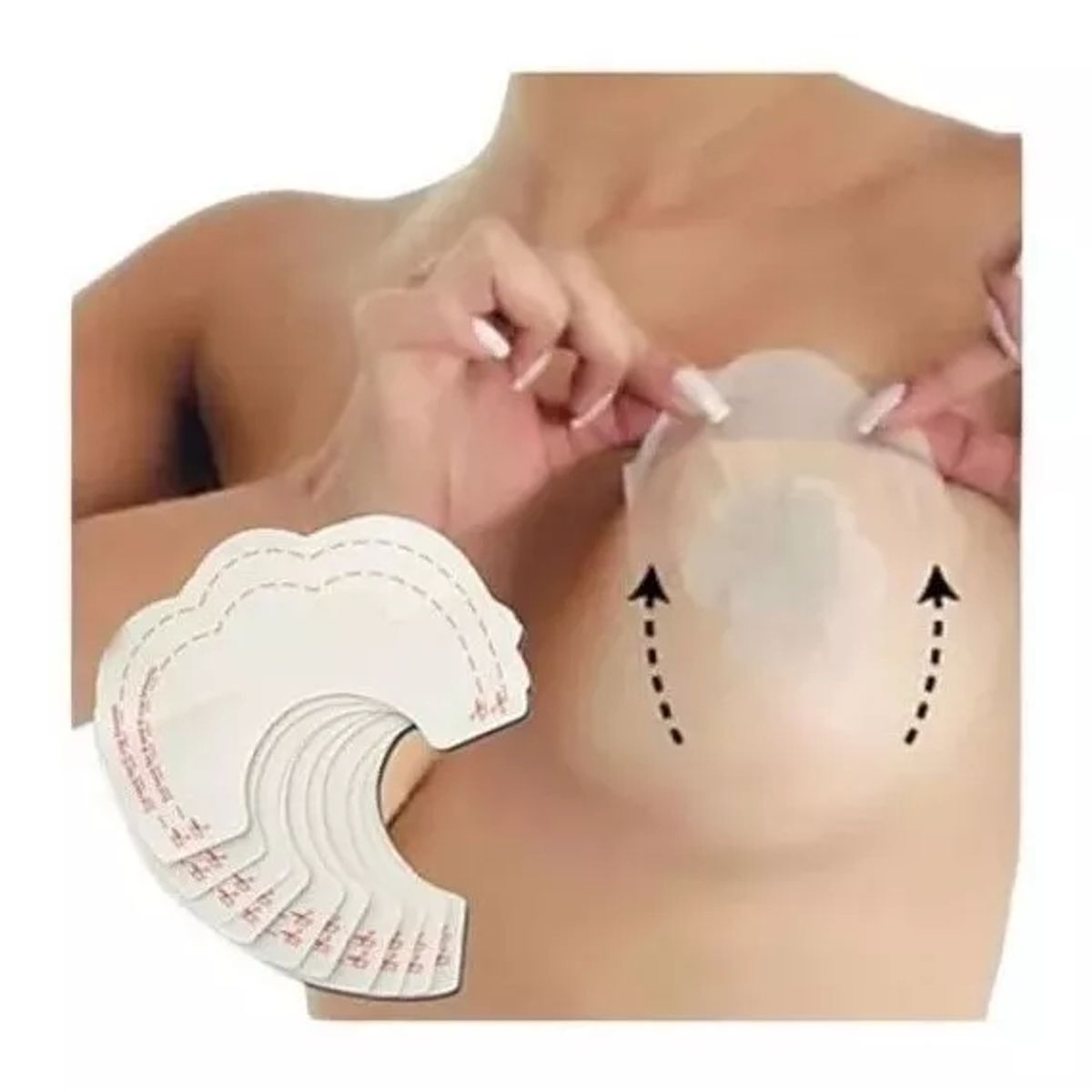 CARIBEE - Pack X 10 Parche Levanta Busto Adhesivo Levanta Busto