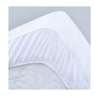 Cubrecolchón impermeable king + 2 fundas de almohadas blanco