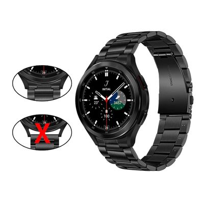 Imagen 2 del producto Correa Acero para Galaxy Watch 4 y 5 + Ajustador Negra