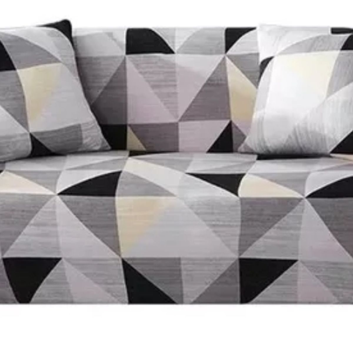 GENERICO - Funda Protector Para Sillón Sofá 2 Cuerpos Diseños / Negro 286