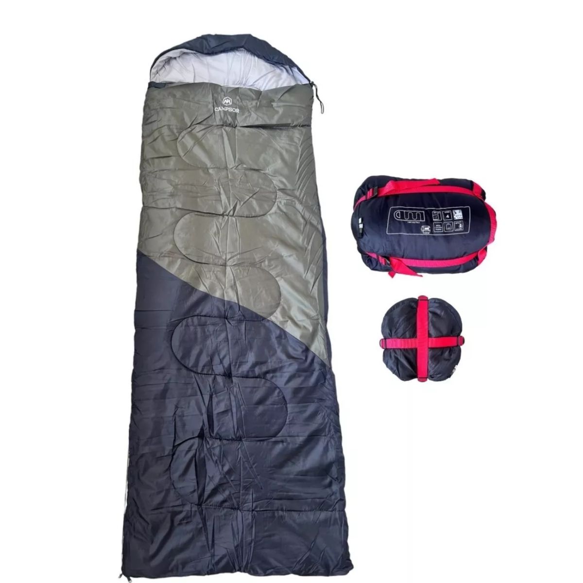 CAMPSOR - Saco De Dormir Extremo Para -15º 10º Camping Trekking Caza