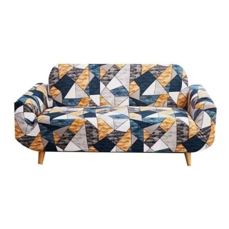 GENERICO - Funda Protector Para Sillón Sofá 2 Cuerpos Diseños / Vintage - 238