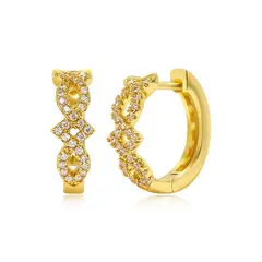 GENERICO - Aros Argollas Hipoalargenicas con circones