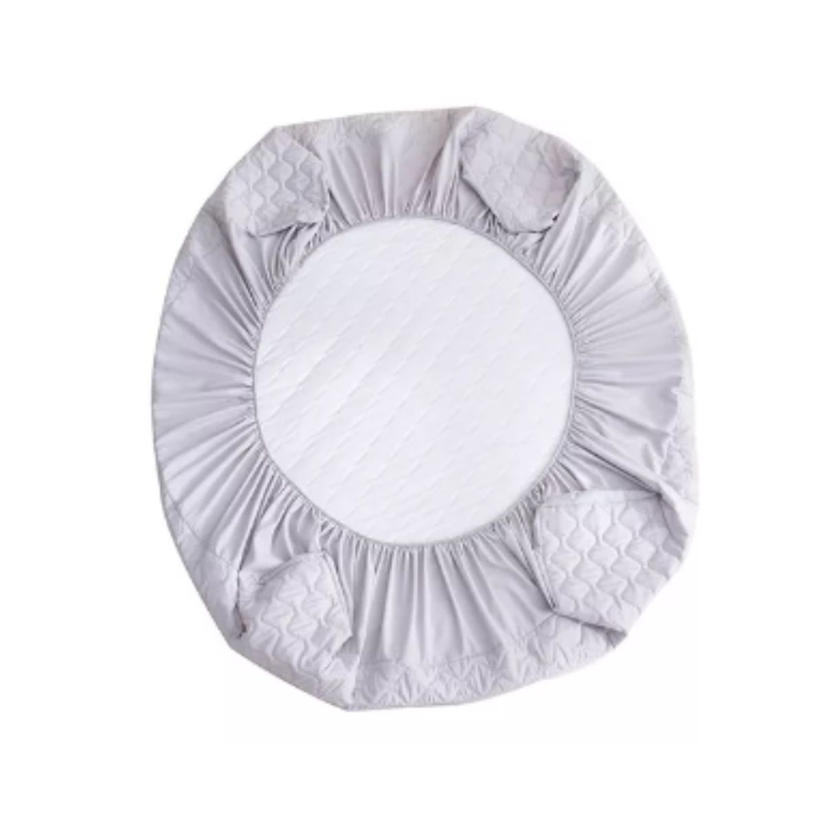 GENERICO - Cubrecolchón impermeable 1.5 plazas + 2 fundas de almohadas azul…