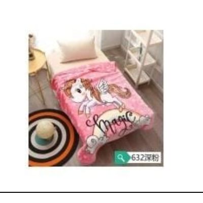 Imagen 2 del producto Frazada de cuna bebe coche abrigo paseo ultra suave unicornio