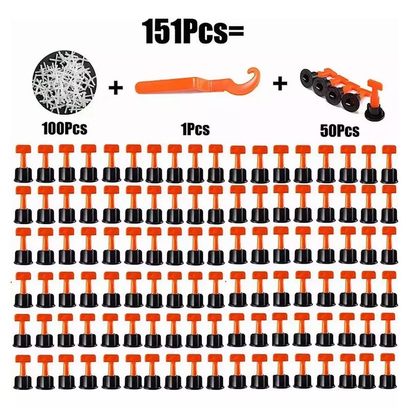 EVERSO - Pack 151 Nivelador Cerámicas Clips Separadores Ceramica