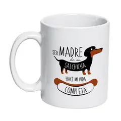 PETFY - Tazón Cerámico Salchicha 320cc - Cafe…