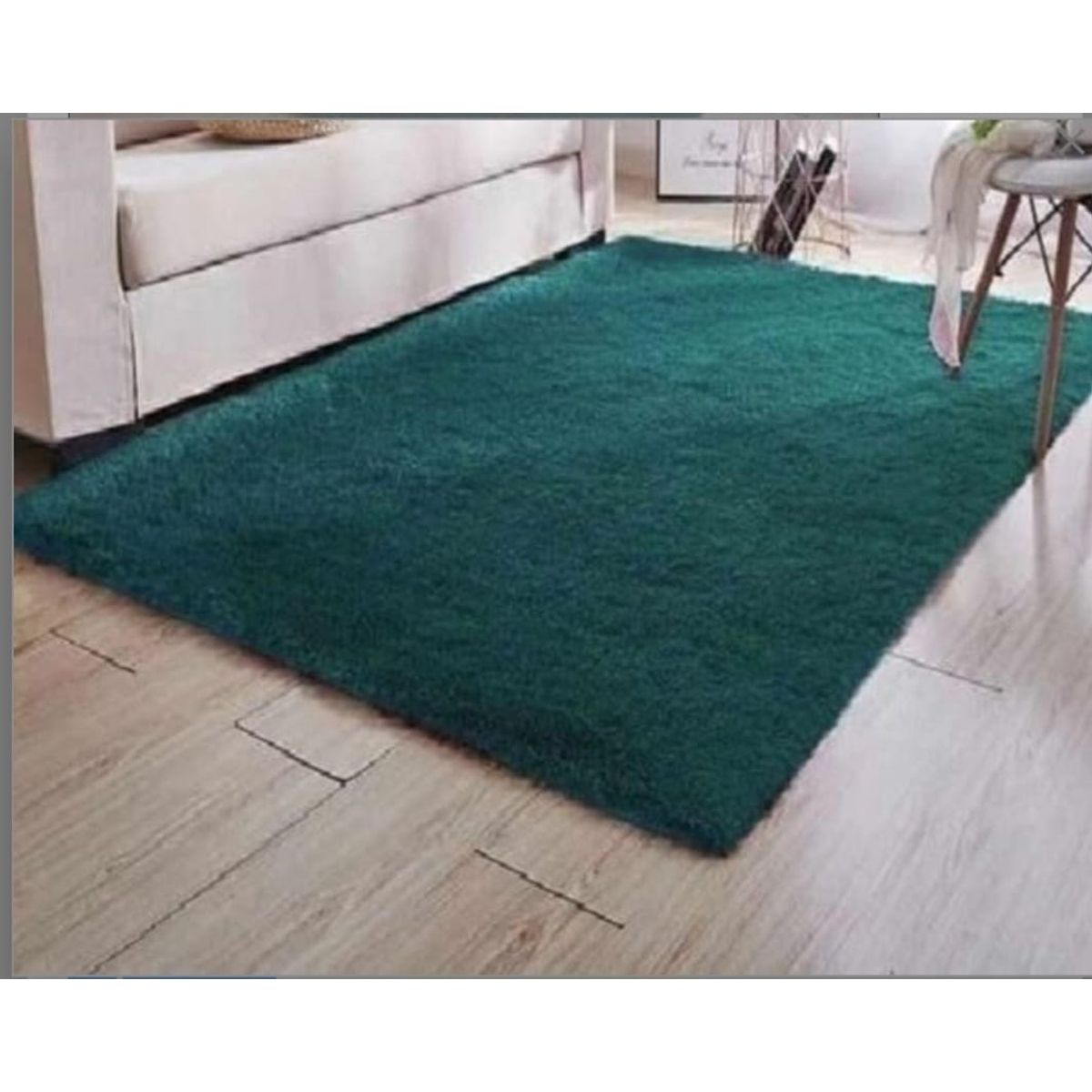 Alfombra Peluda Medida 200 x 240 cm, Color Verde, marca GENERICO - Foto Principal