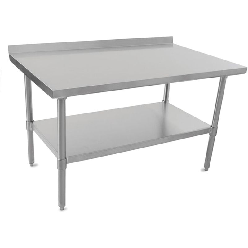GENERICO - Meson de Trabajo Mural acero inox 1500x600x850mm