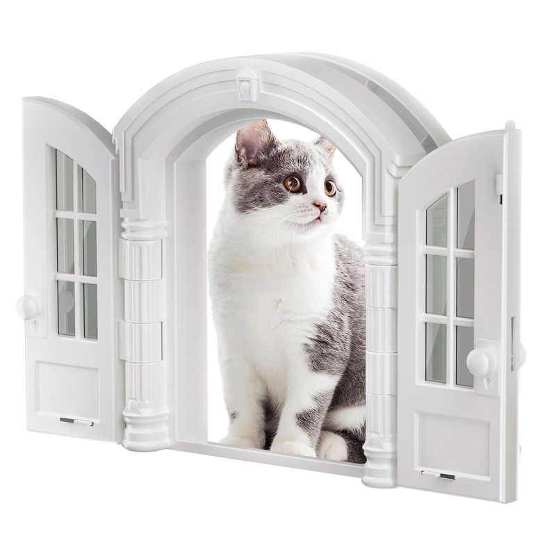 EVERSO - Puerta Interior Para Gatos Y Perros Mascotas