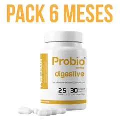 BIOSAMER - Probiótico 25 Billones Digestive Probioseries 180 Cápsulas 6 meses