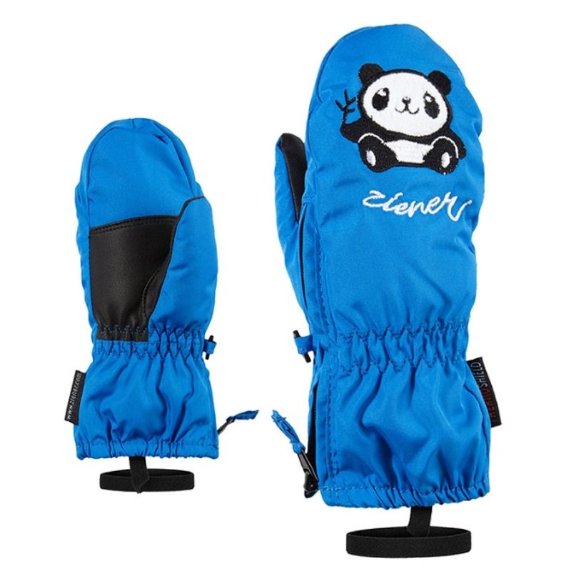 ZIENER - Guantes para la nieve azul con diseño camión