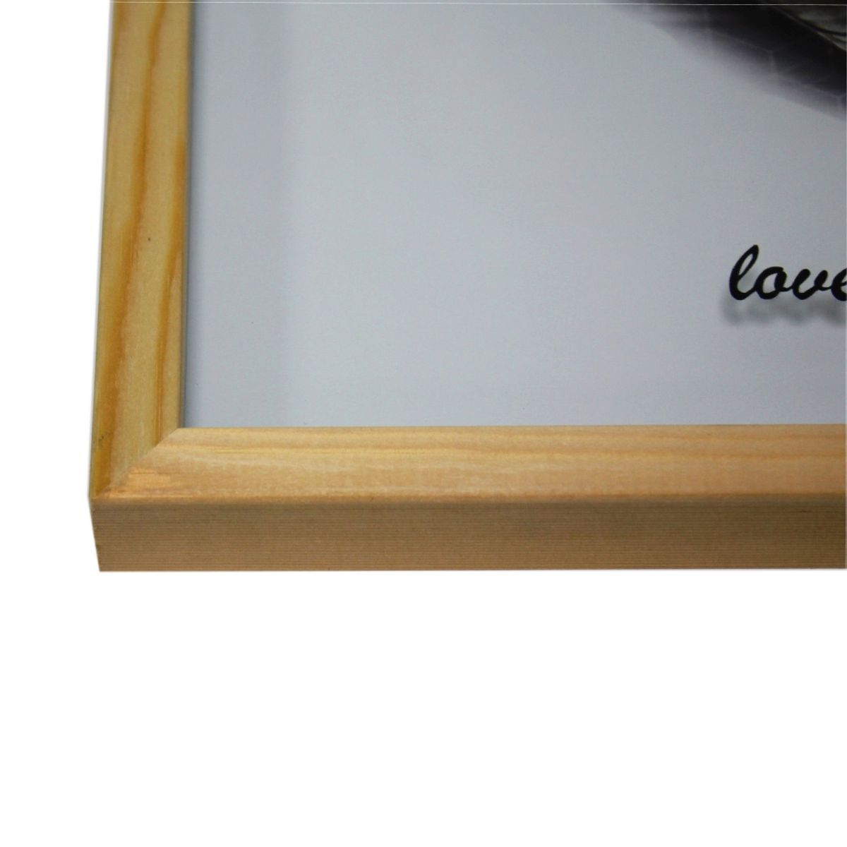 NEWTREE - Cuadro Pluma Bordes de Madera