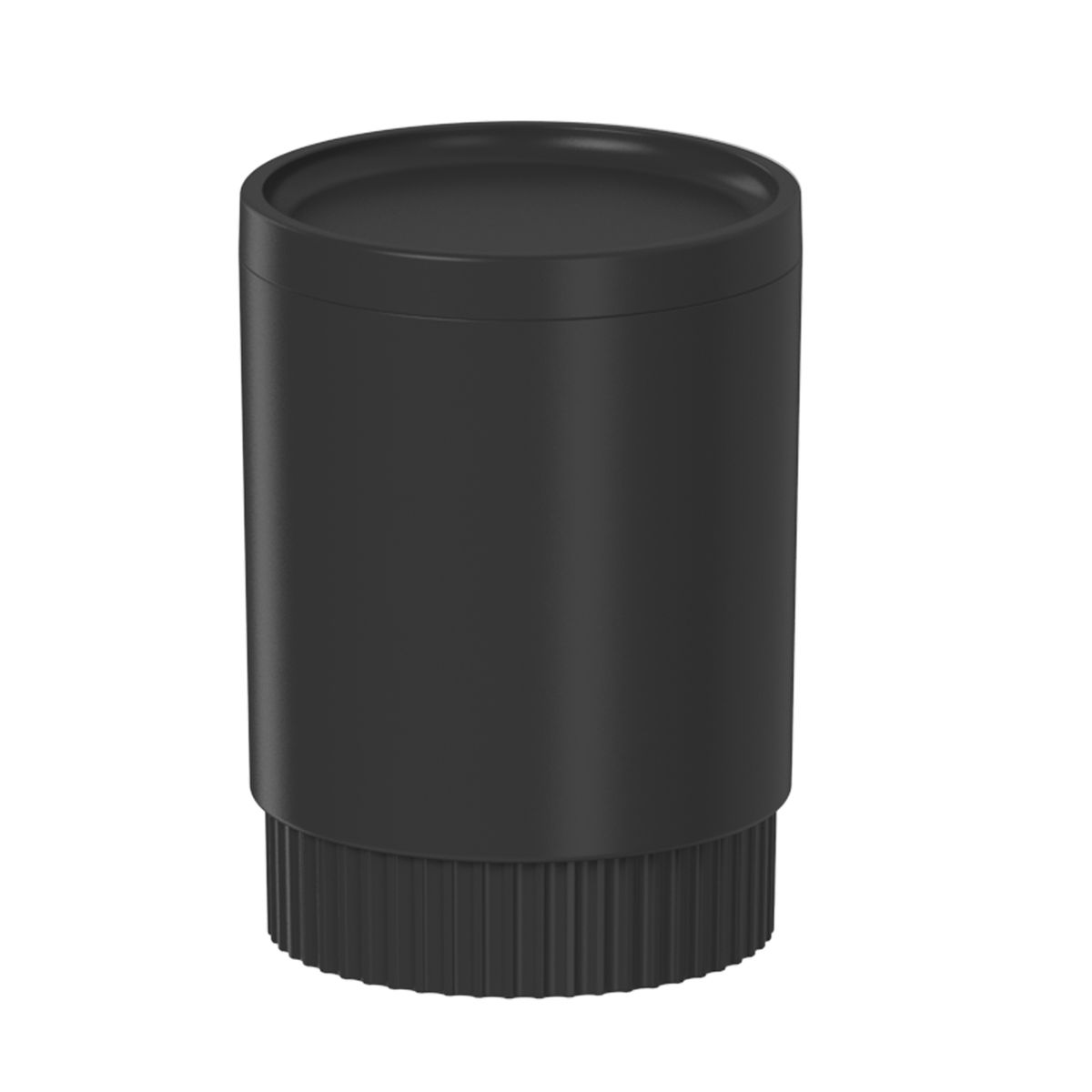 OU - Porta Algodón/Cepillo Dorica Negro OU