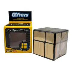 QIYI - CUBO RUBIK ORIGINAL 2X2 MIRROR DORADO