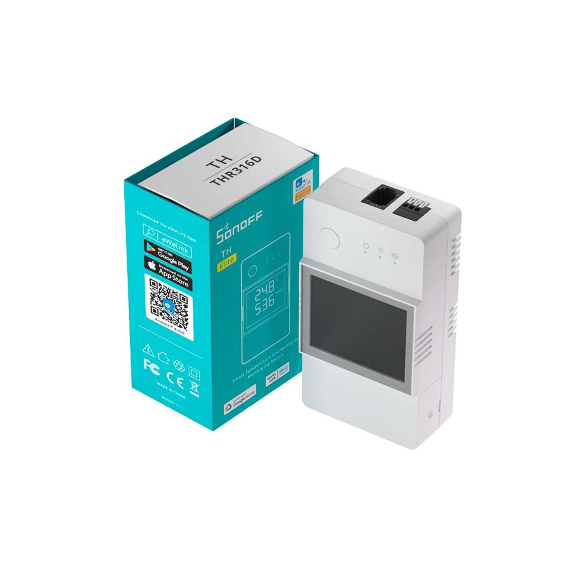 SONOFF - Interruptor WiFi TH Elite 20A Sonoff