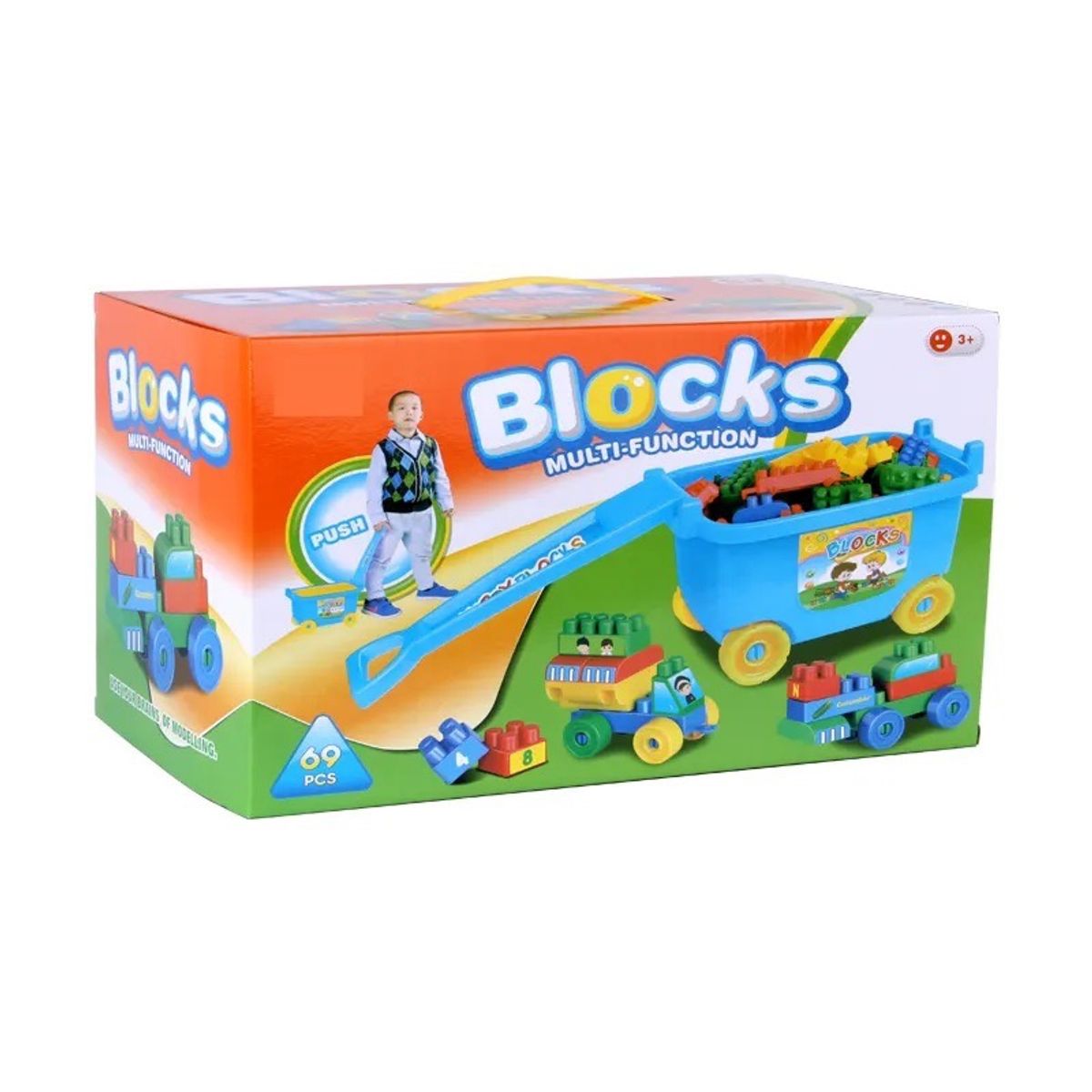 GENERICO - bloques de construccion 69 piezas