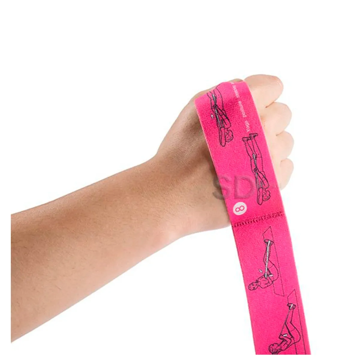 SDFIT - Cinta de Elastica de Estiramiento 8 Anillos  - Danza Yoga…