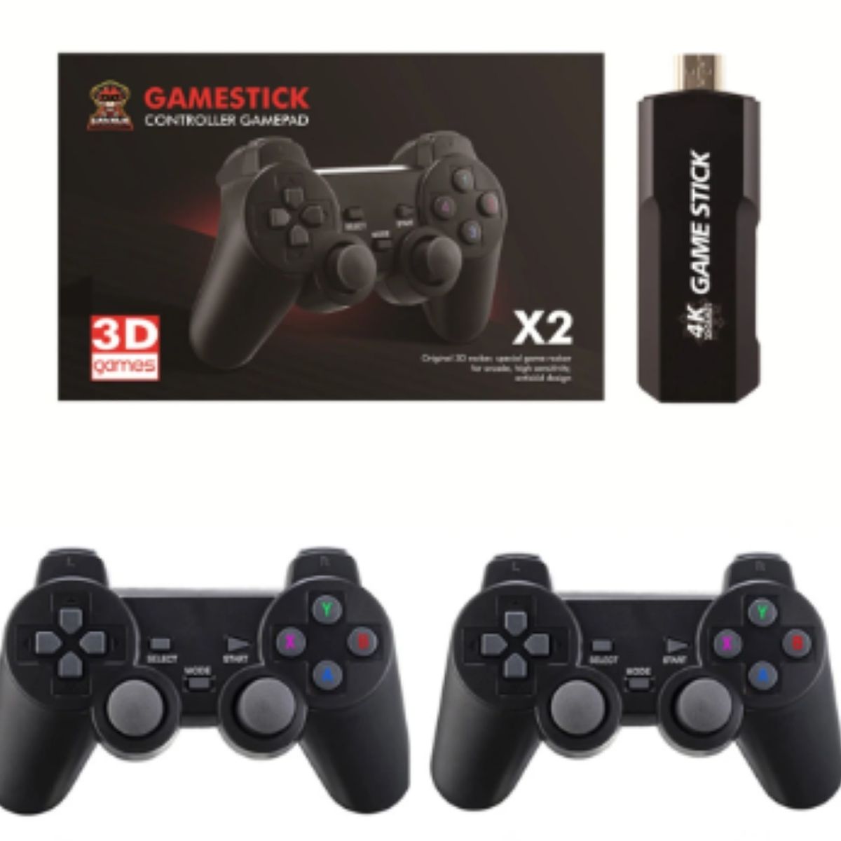 GENERICO - Game Stick 3D 4k + 10000 juegosGd10…