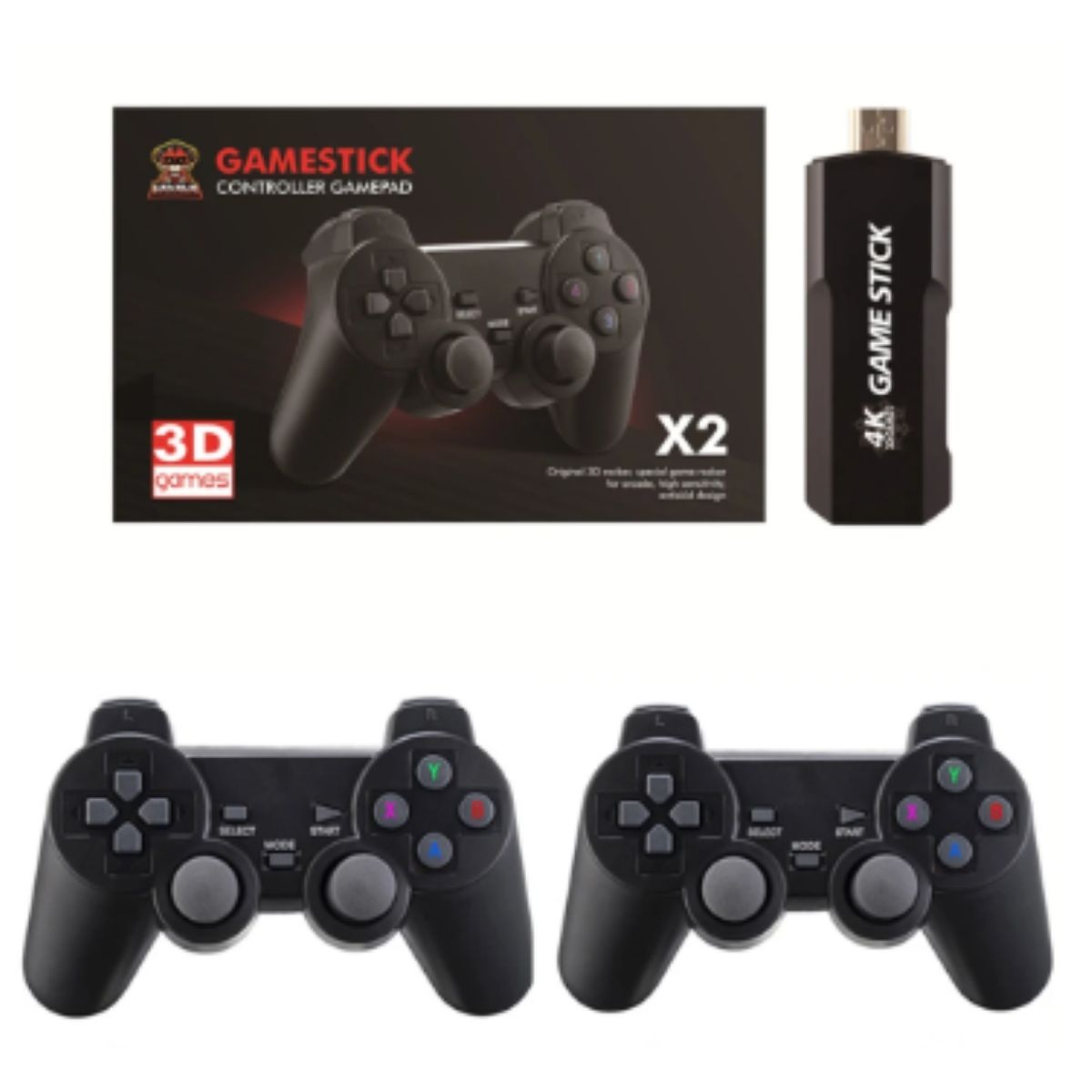 GENERICO - Game Stick 3D 4k + 10000 juegosGd10…