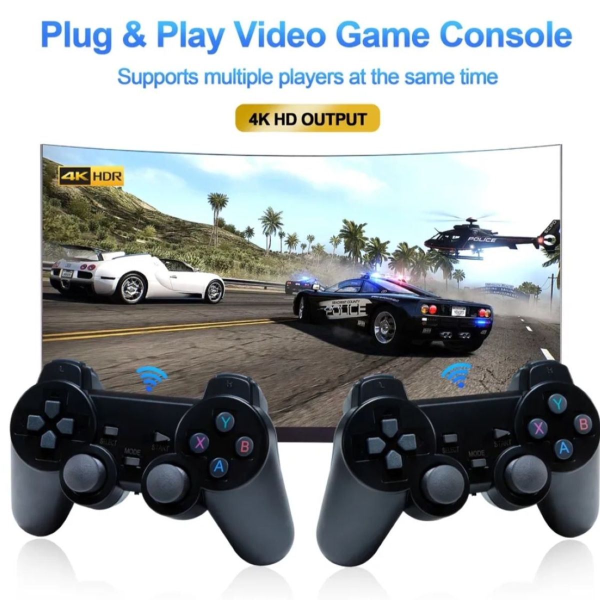 GENERICO - Game Stick 3D 4k + 10000 juegosGd10…