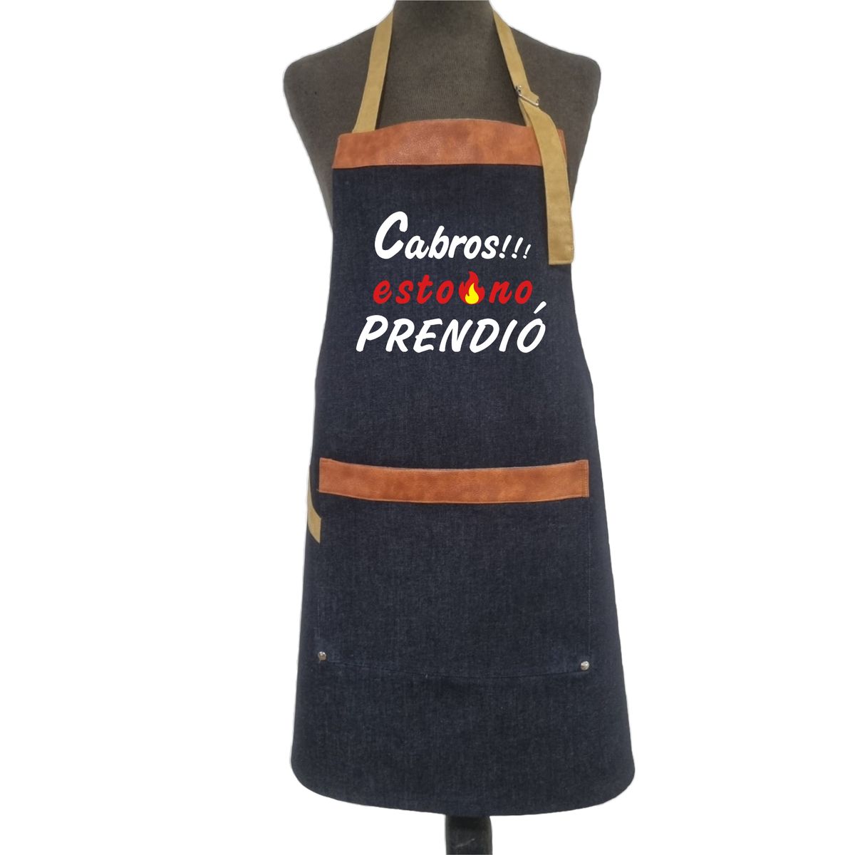 GENERICO - Pechera de Mezclilla Bordada