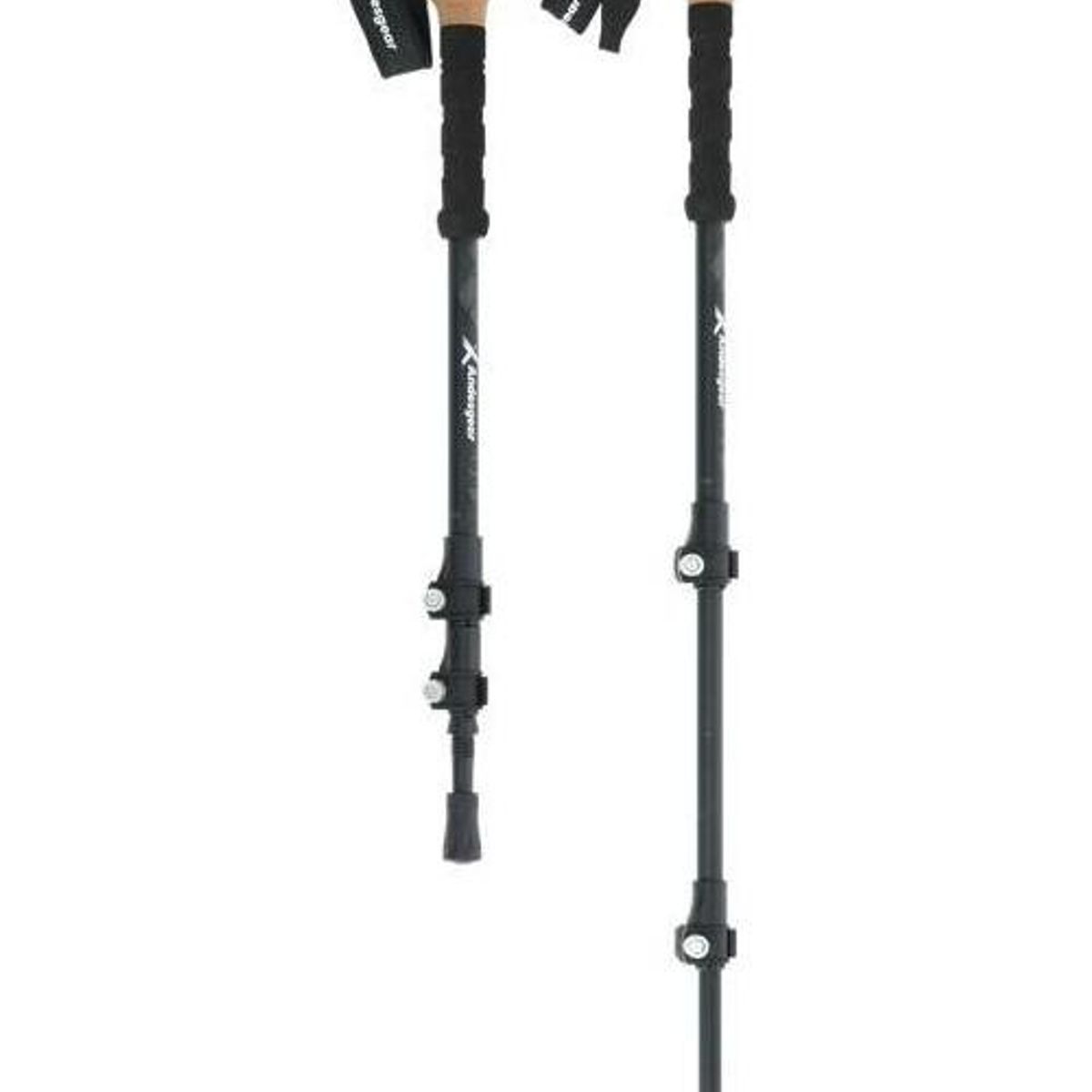 ANDESGEAR - Bastones (Par) Aluminio Huerquehue Negro ANDESGEAR