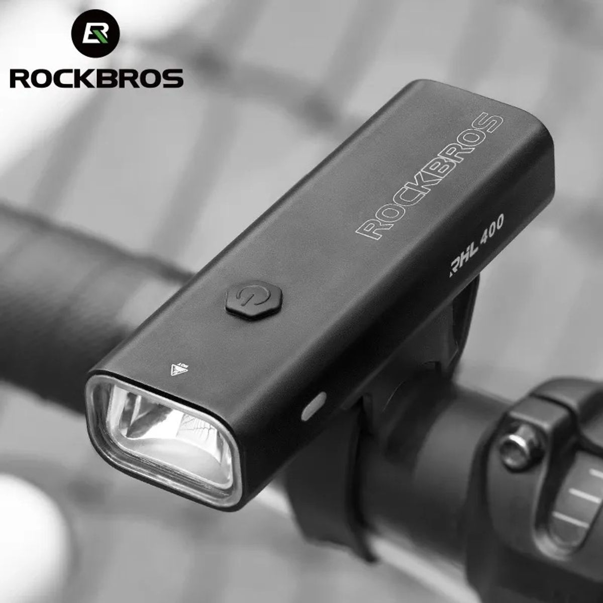 ROCKBROS - Luz De Bicicleta Delantera Usb Recargable 400 Lumen Rockbros
