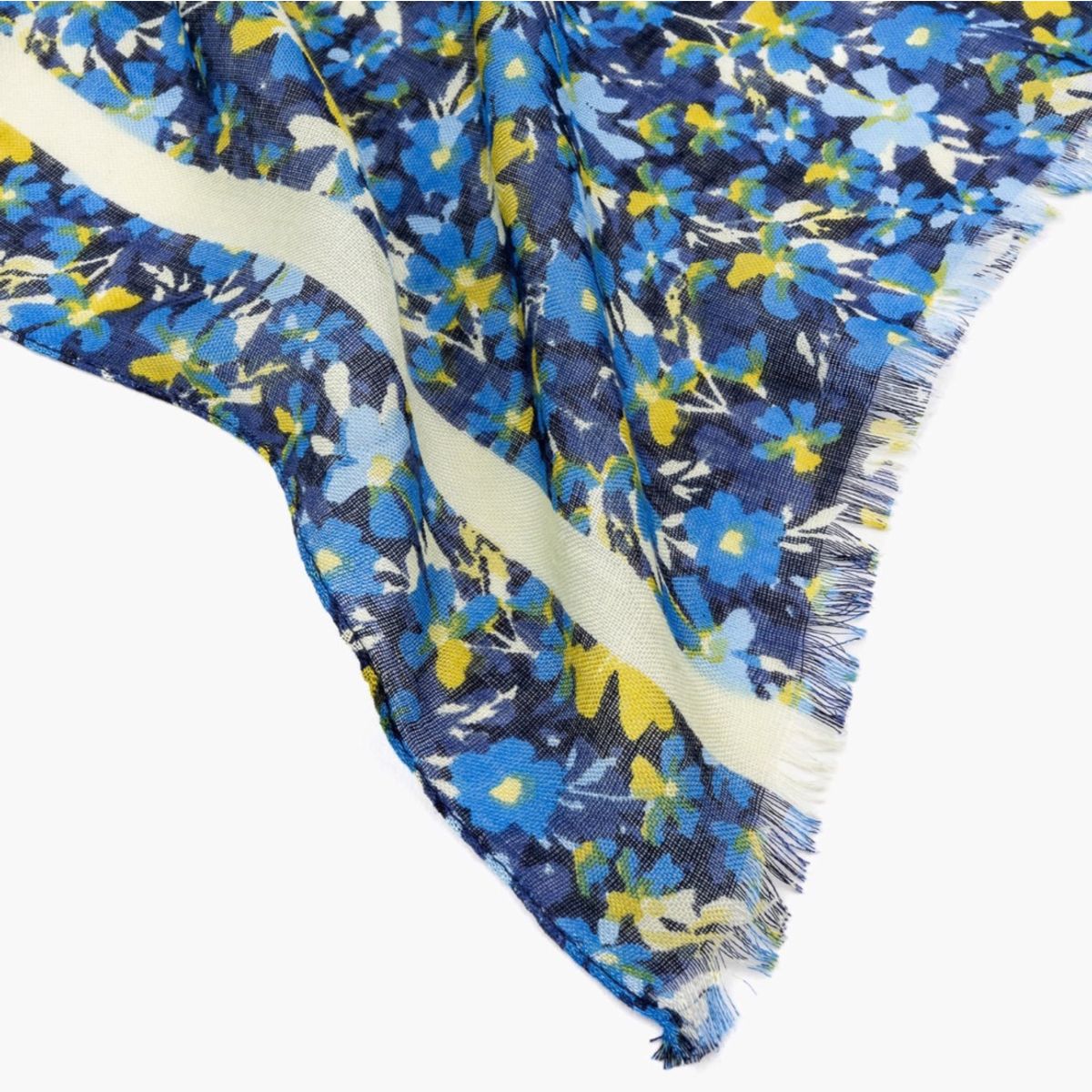 LOUNGE - Estola Mujer Flores Borde Línea LOUNGE