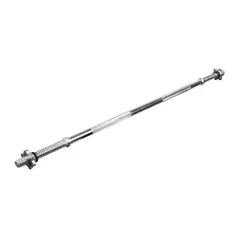 CITYSHOP - Barra Recta Preolímpica 120 cm Acero Cromado Carga máxima 450 kg