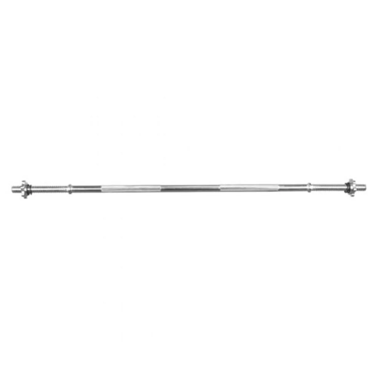 CITYSHOP - Barra Recta Preolímpica 120 cm  Acero Cromado Carga máxima 450 kg