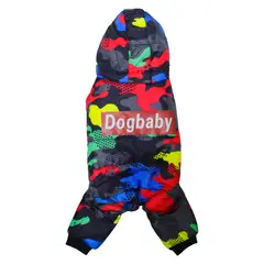 IDS - Parka Chaqueta Abrigo Para Mascota Perro Colores Blue M