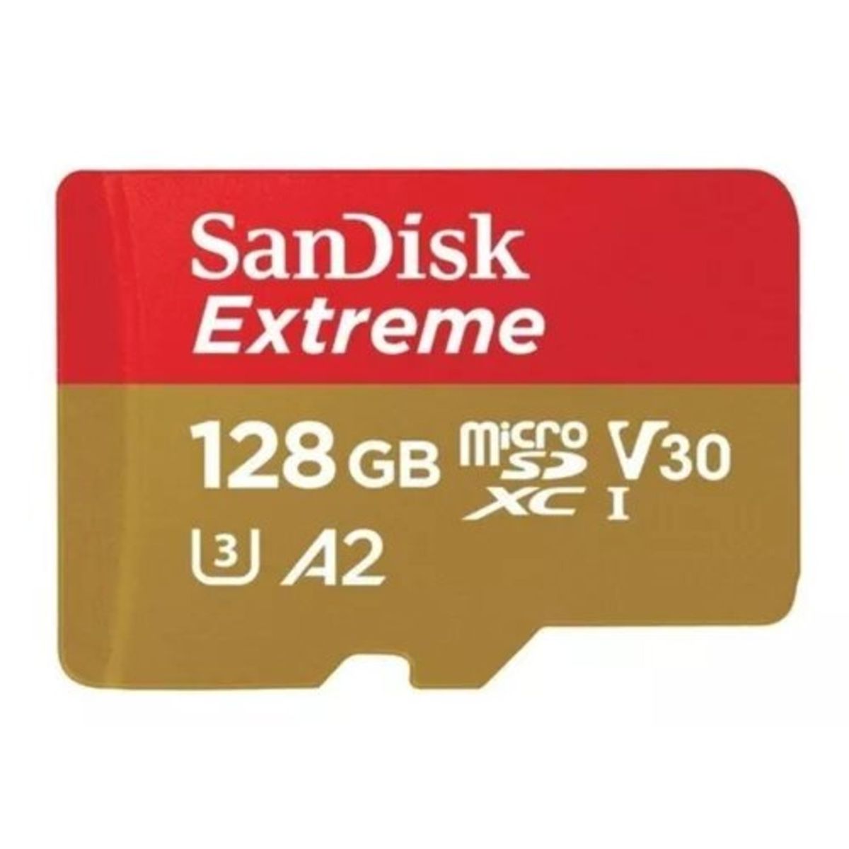 SANDISK - Tarjeta microSD SanDisk Extreme 128GB Con Adaptador SD - Rojo