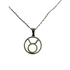 GENERICO - Colgante Tauro Acero Inoxidable con Cadena 50 cms