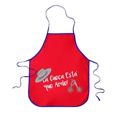 GENERICO - Delantal Cocina Cueca Rojo - S4934